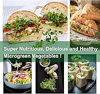 Vista 7 de 8 alfombrillas microverdes, tapete de cultivo de plantas de 10 x 20 pulgadas, almohadillas de cultivo hidropónico, alfombrillas de brote