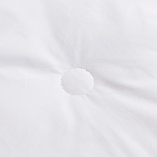 Miniatura 3 de Edredón alternativo para todas las estaciones de plumas y telar, con botones, funda de microfibra suave y de fácil cuidado, relleno de fibra