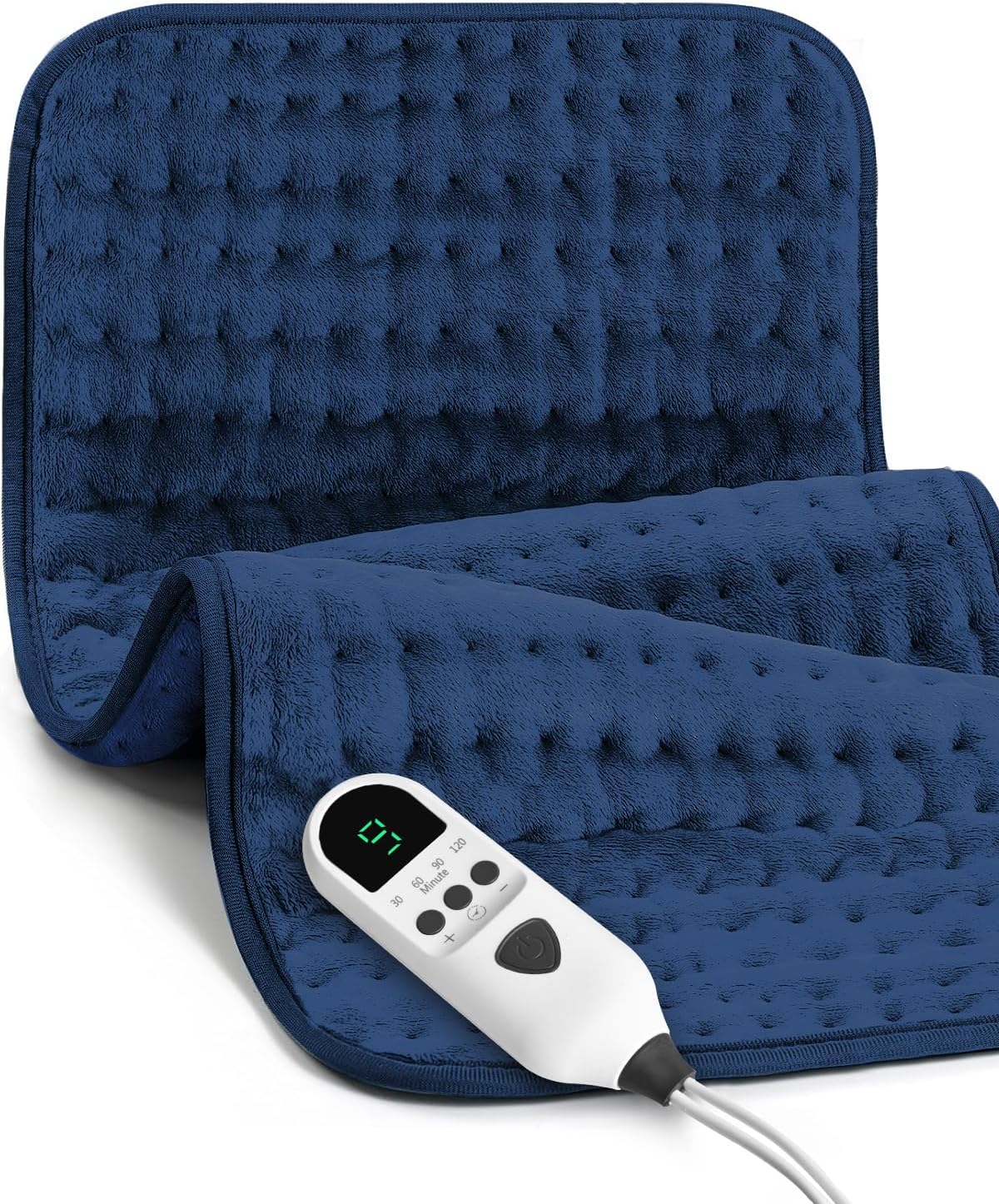 Heating Pad for Back Pain and Cramp Relief, Large 33"x17" Electric Heating Pad for Neck and Shoulders Moist Dry Heat with 9 Adjustable Heat, Auto Shut-Off Timer, Gifts for Women Mom