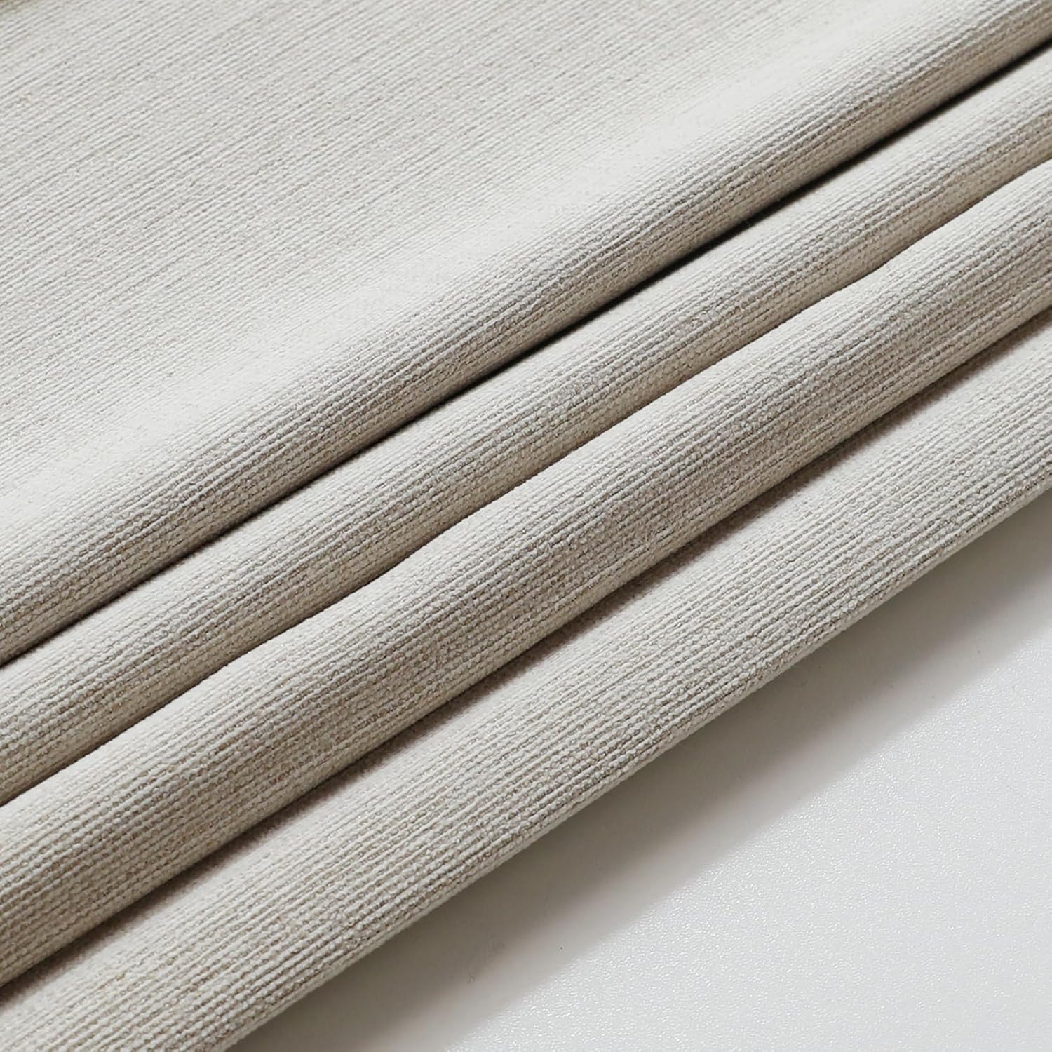 Blackout Chenille Velvet Roman Shade Soft Luxury Window Blind for Light Blocking and Privacy. Cordless, Thermal Insulated, Custom Inside and Outside Mount 27x64 Oatmeal