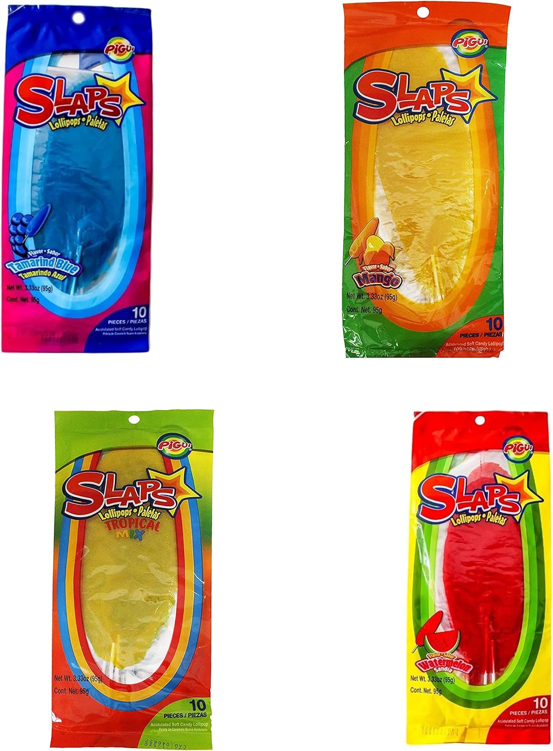 Bulk Candy Mexican Candy Slaps Lollipops 40 Pieces Bundle 4