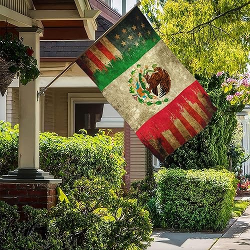 Miniatura 9 de Bandera de México, banderas mexicano-americanas para exteriores, 3 x 5, doble cara, México, Estados Unidos, bandera de la amistad, bandera