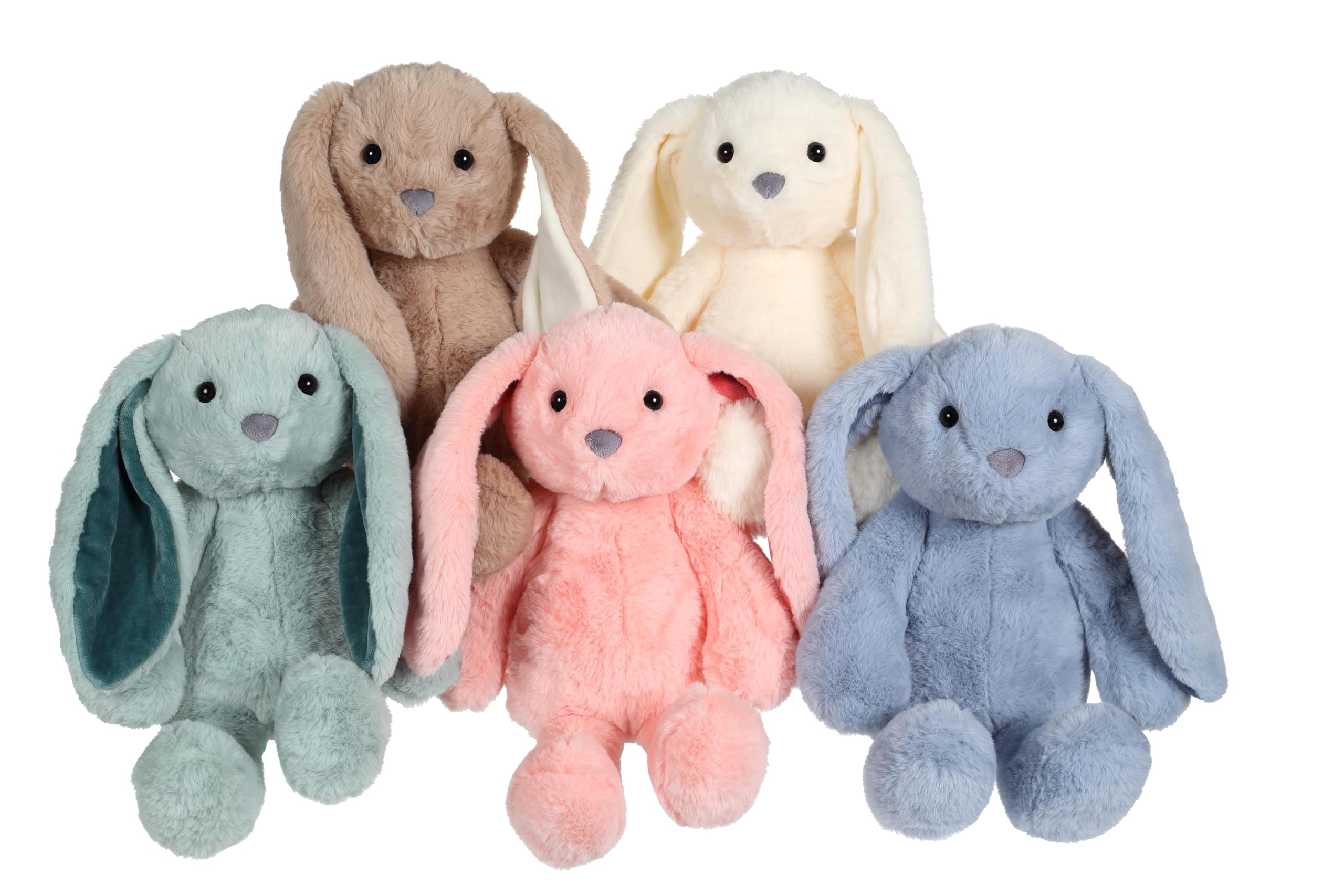 Peluche Lapin Trendy Bunny - GIPSY TOYS - Marron, 28 cm
