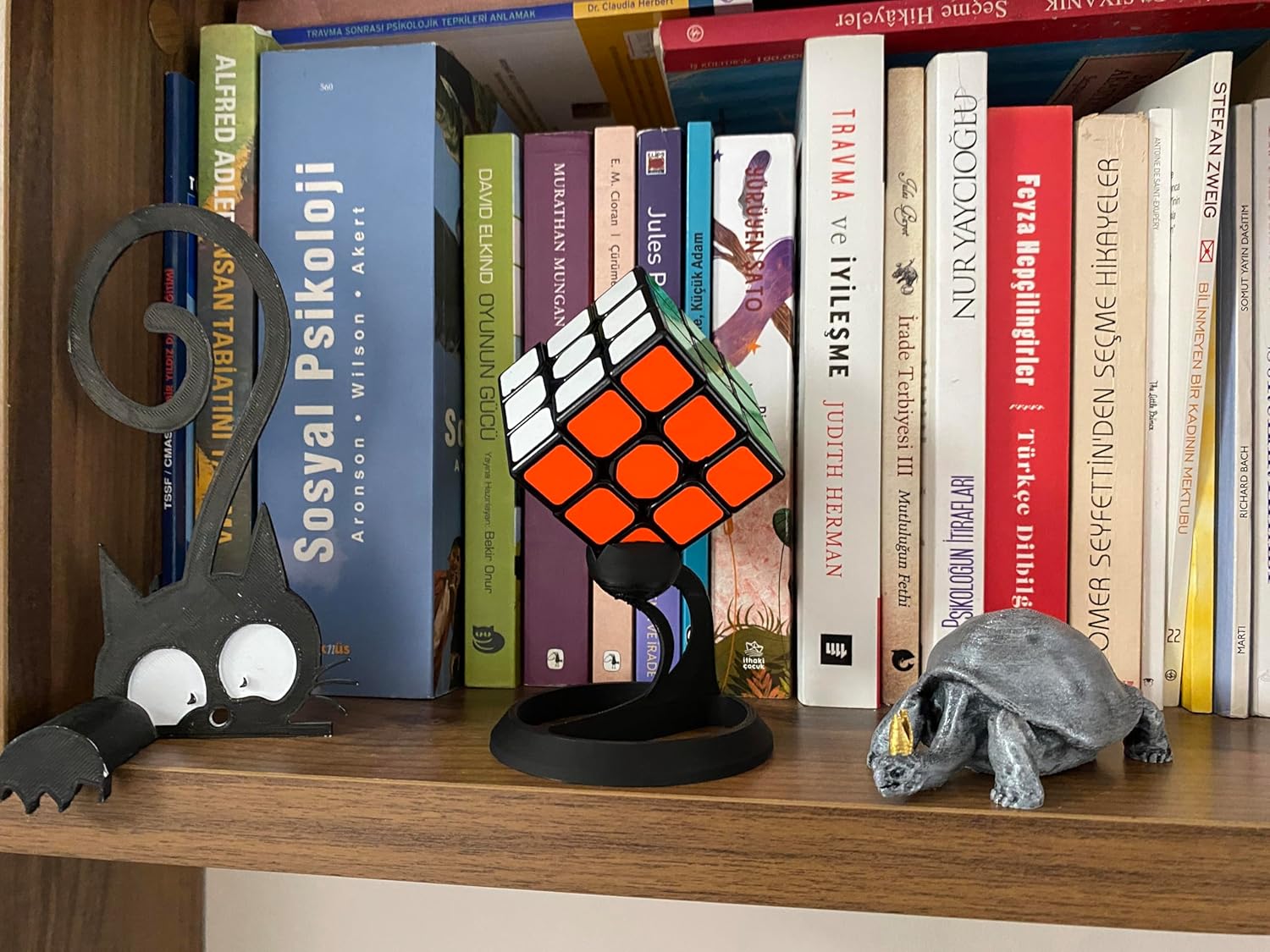 Puzzle Cube Stand | Durable PLA Display Holder for Square Puzzle Toys | Perfect for Desk & Shelf Organization