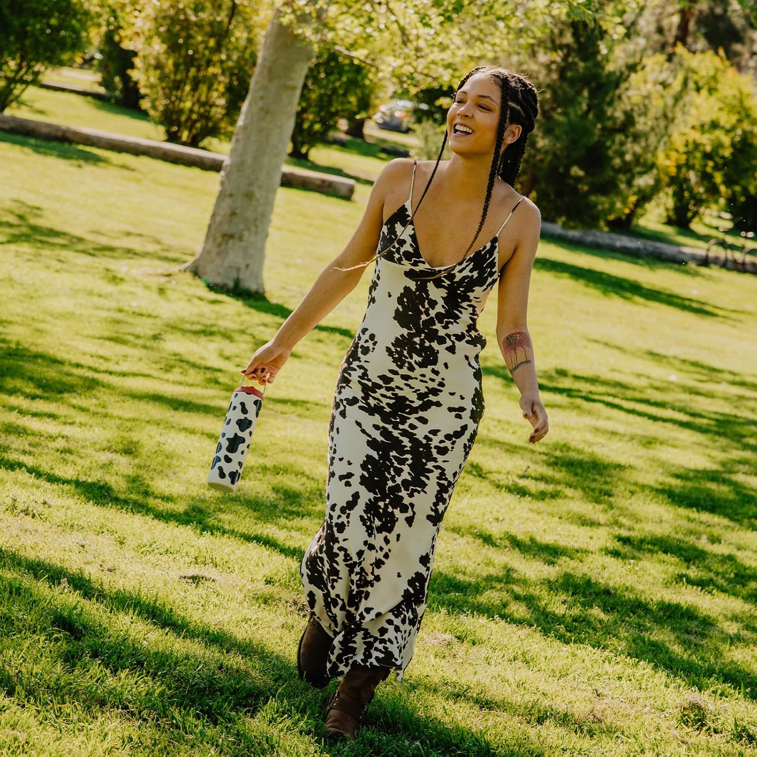 BOTTLE BOTTLE Insulated Water Bottle 24oz with Straw Lid and Handle for Sports Travel Gym Stainless Steel Water Bottles Double-Wall Vacuum Metal Leak Proof BPA-Free - Image 2