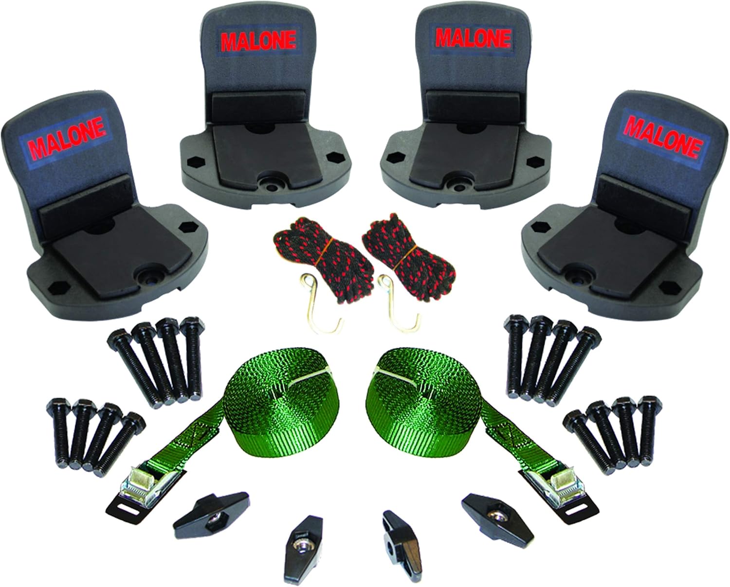 Malone Big Foot Pro Universal Car Rack Canoe Carrier with Bow and Stern Lines