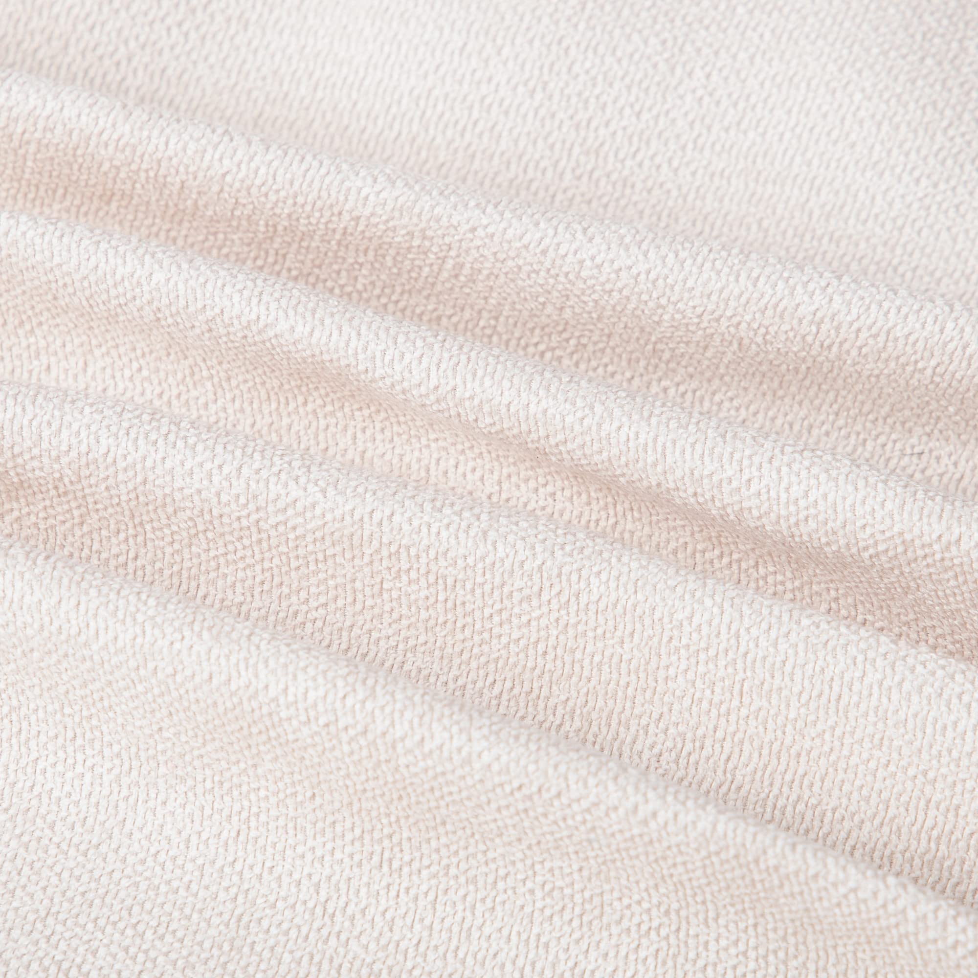 MADIZZ Set Of 2 Short Chenille Throw Pillow Covers 18x18 Inch Black