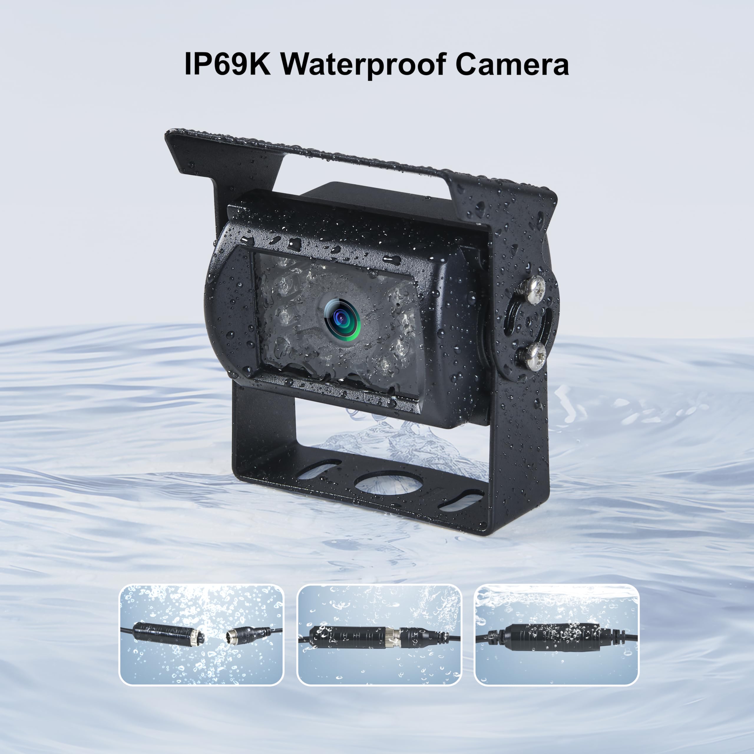 4pin Rear Camera Snapklik.com : Venluna 4 PIN Backup Camera, PAL IP69 Waterproof Night ...