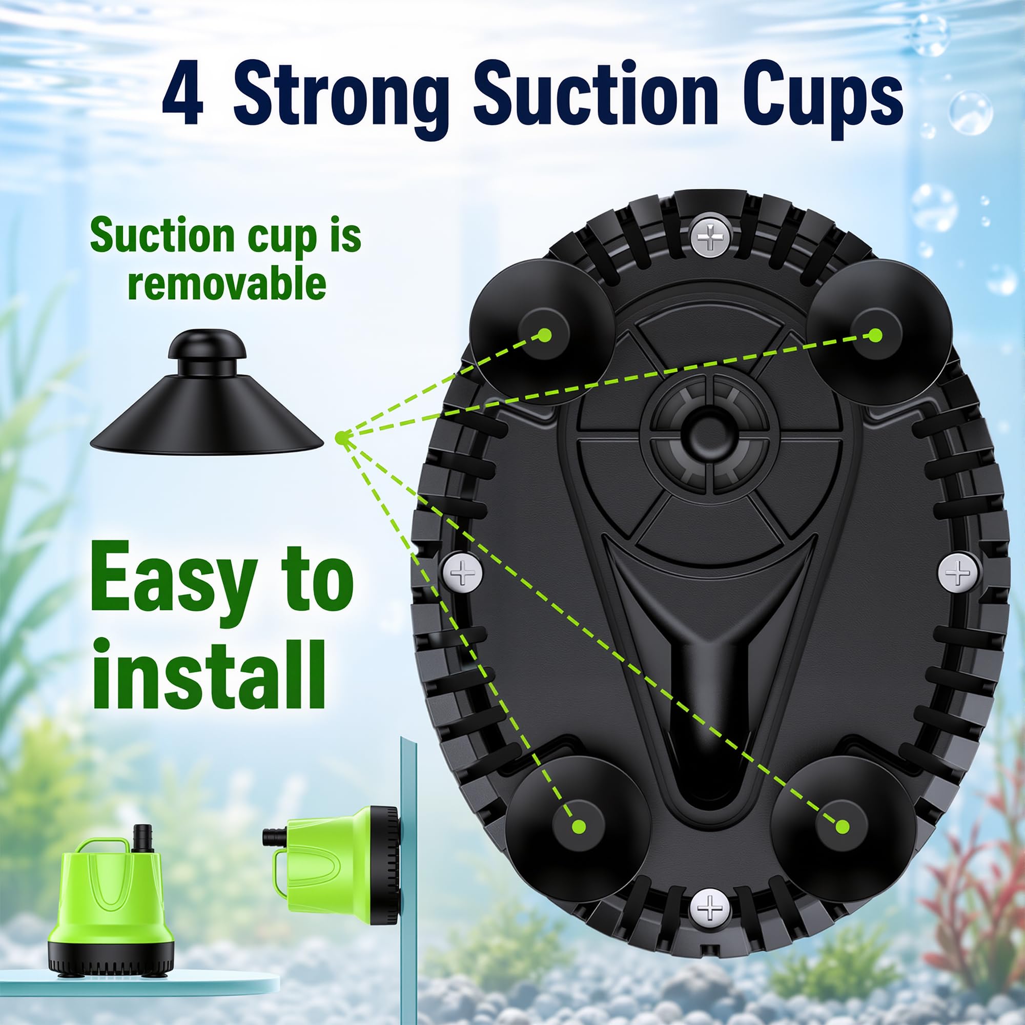 FREESEA Aquarium pump for water change: 660 GPH Drain 40 gal Fast in 5 Min — Amazon image 8