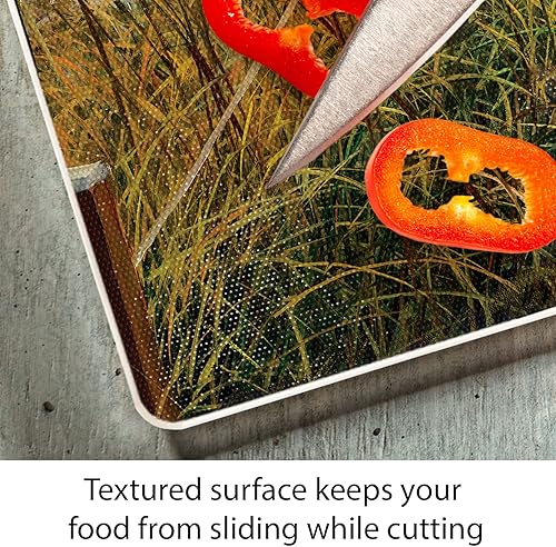 Miniatura 3 de CounterArt Path to the Ocean - Tabla de cortar de vidrio templado tolerante al calor de 0.118in, 15 x 12 pulgadas, fabricada en los Estados Unidos,