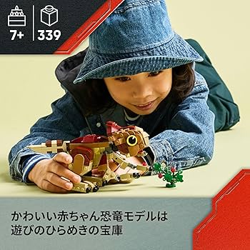 Wdsno120素子黒2 赤ちゃん恐竜 ドロレス：アクイロプス 76970 | ジュラシック