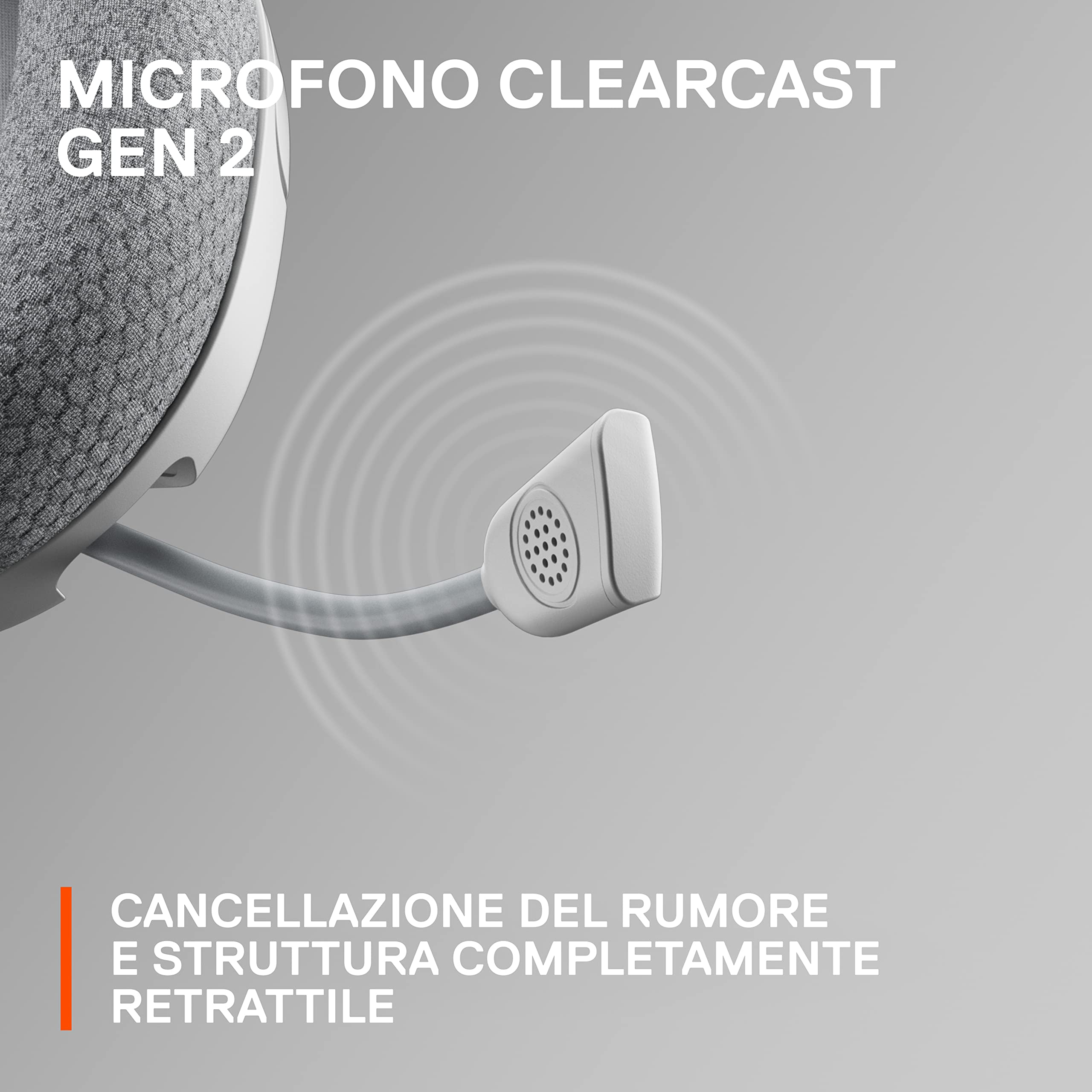 SteelSeries Arctis Nova 1P Cuffie da gaming multisistema Driver Hi-Fi Audio spaziale 360° Memory Foam Bianco