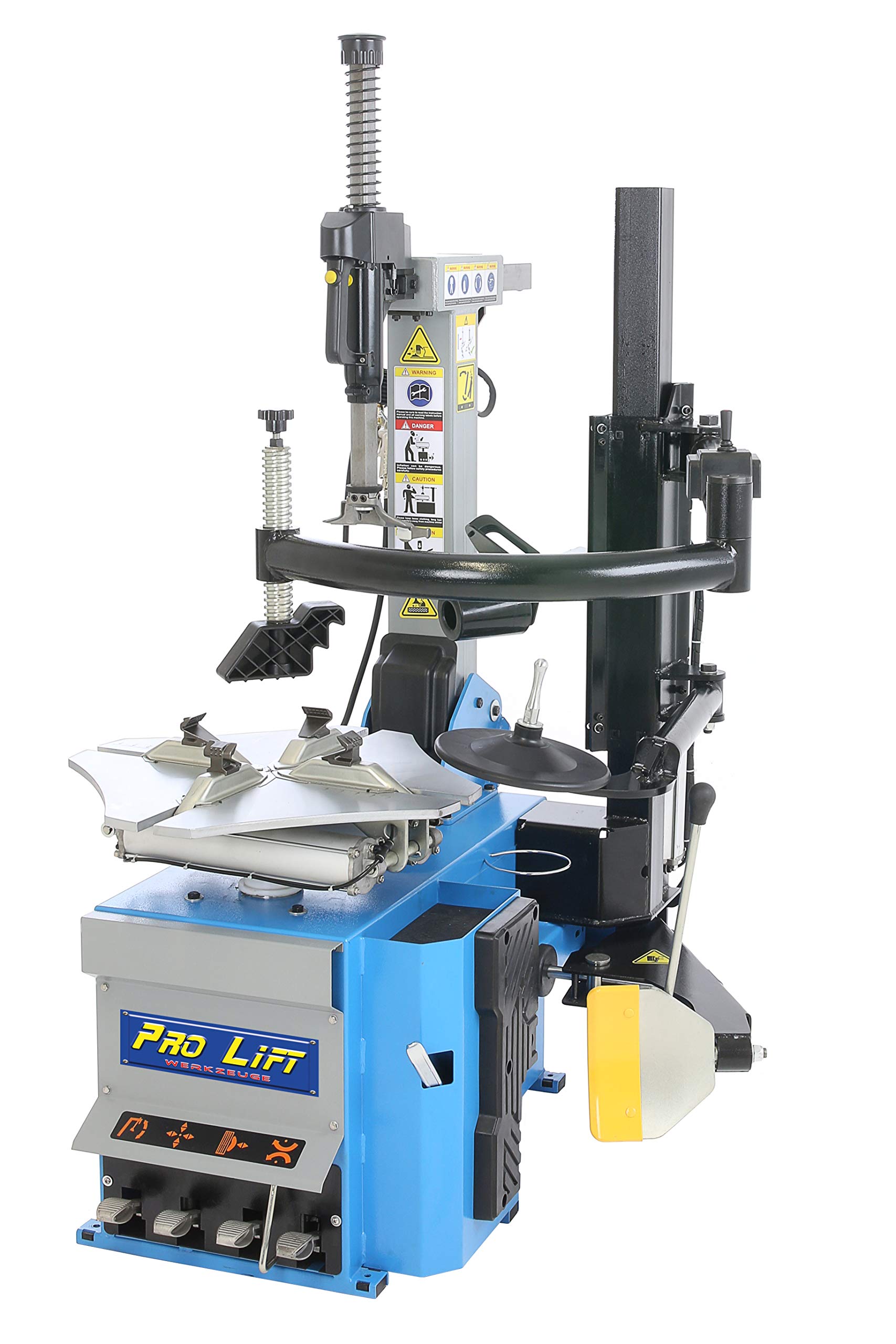 Démonte-pneu, machine de pneumatique 10" à 24", pour changement automatique de pneu, avec bras de montage auxiliaire
