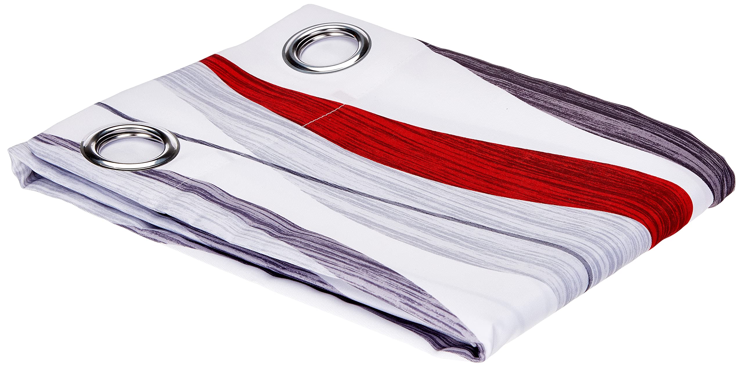 Douceur d'intérieur Ösenvorhang, 140 x 260 cm, Polyester, Bedruckt, Ondullys Rot