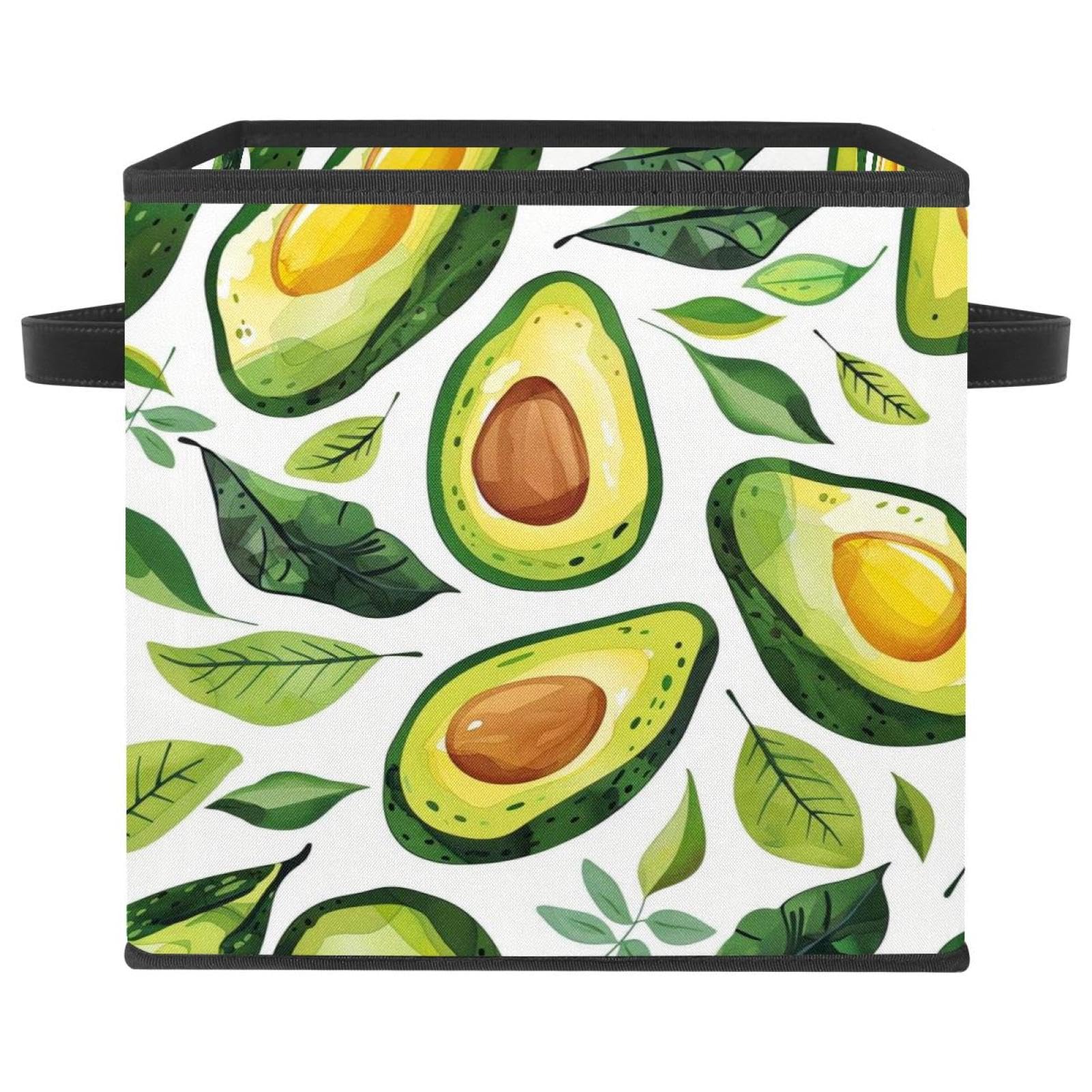 Boîte de rangement avocat de 27,9 cm en tissu Oxford pliable