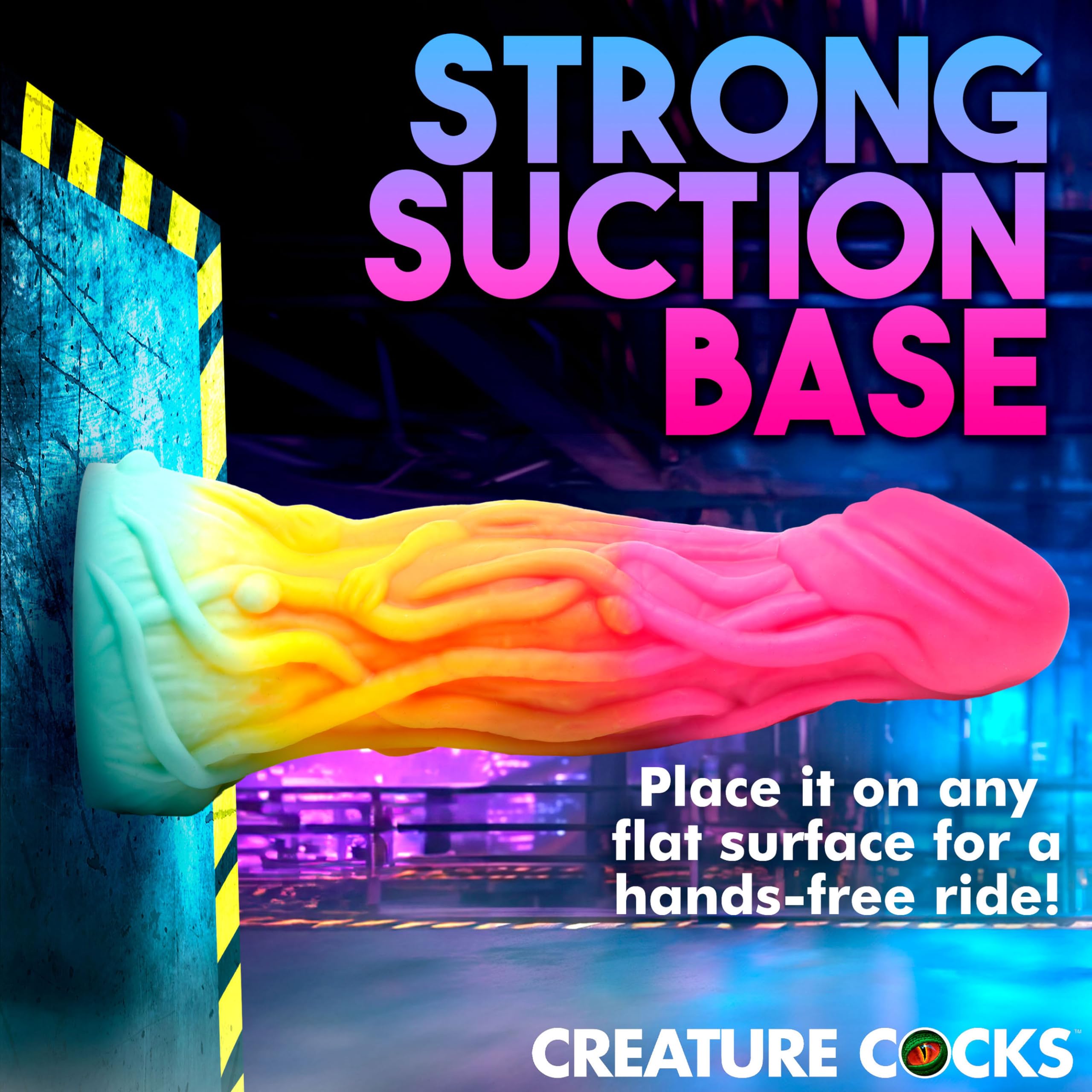 CREATURE COCKS Shape Shifter Alien Dildo for Men, Women & Couples. Firm and Flexible, Strong Suction Base, Fantasy Dildo, Unique Texture. Premium Phthalate-Free & Body-Safe Silicone. 1 Piece, Pink