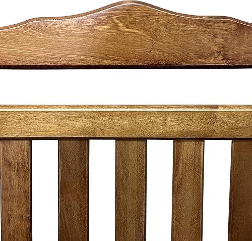 Miniatura 7 de ZJIAH Mecedora para porche de patio con respaldo alto para uso en interiores y exteriores, mecedora de madera con reposabrazos para adultos, sillas