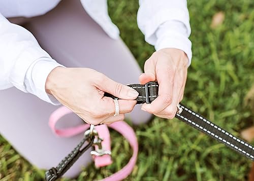 Miniatura 5 de Cajun Tie Downs Reflectante – Correa doble para perro – Sin enredos – Ajustable – 13-24 pulgadas – Fabricado en Estados Unidos