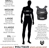 Vista 6 de Chaleco de ventilación ajustable: ayuda a aumentar el flujo de aire debajo del equipo táctico