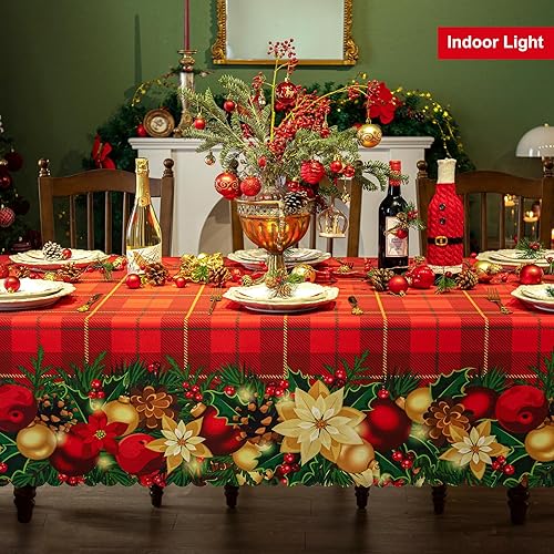 Miniatura 3 de Mantel del Día de San Patricio con trébol irlandés verde, 60 x 84 pulgadas, rectangular, impermeable, decorativo, impreso, para cocina, uso en