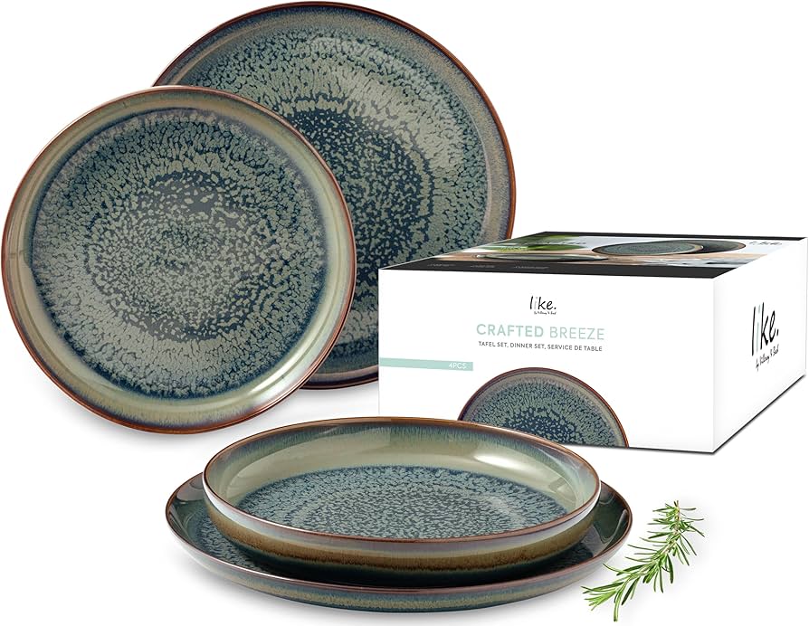 Amazon.com | like. by Villeroy & Boch Crafted Breeze plate set, 4 Amazon.com | like. by Villeroy & Boch Crafted Breeze plate set, 4