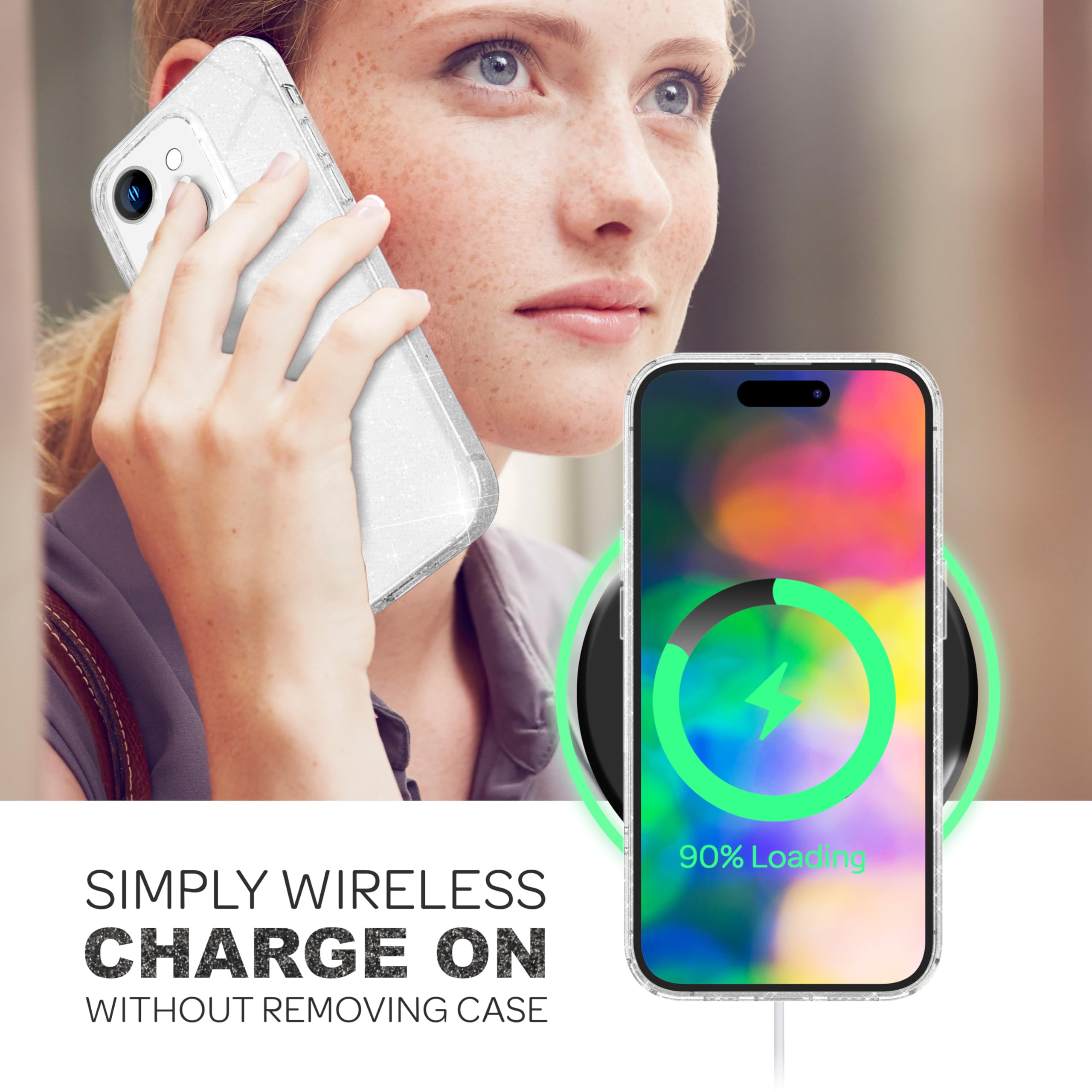 NALIA Custodia Silicone Neon per iPhone 13 Pro Max - Colore Segnaletico