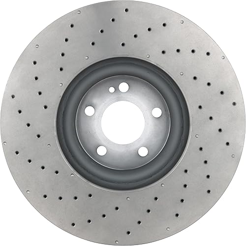 Miniatura 2 de Brembo 09.D524.13 Co-cast pilar revestido ULTRAVIOLETA de dos piezas ventilado perforado rotor de freno MERCEDES-BENZ/MERCEDES-BENZ (BBDC) OE#