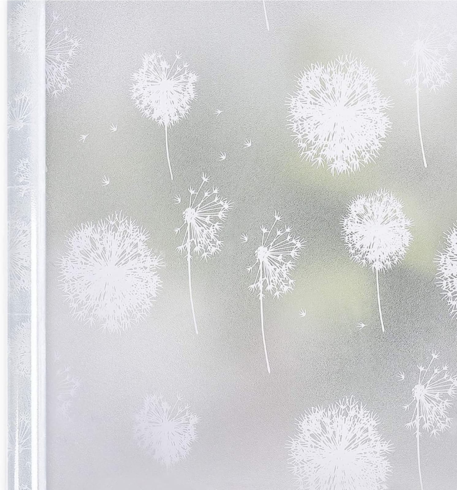Homein Window Film Privacy Frosted, Self Adhesive Glass Frosting Film