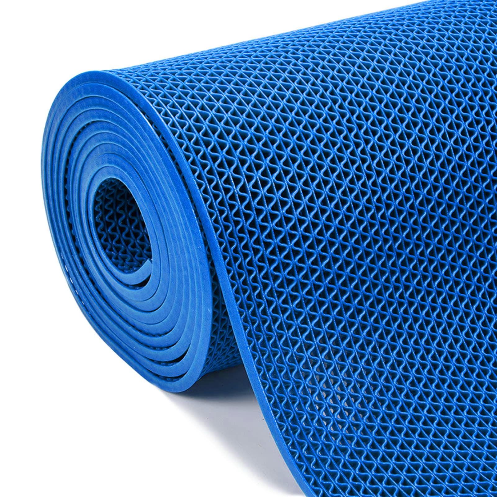 GTHTUHFD A Whole Volume Non-Slip Drainage Mat 3 X 33Ft Commercial Anti Fatigue Pvc Garage Floor Mat Wet Area Door Mat Bath Shower Floor Mat Versatile Restaurant Kitchen Swimming P,Blue