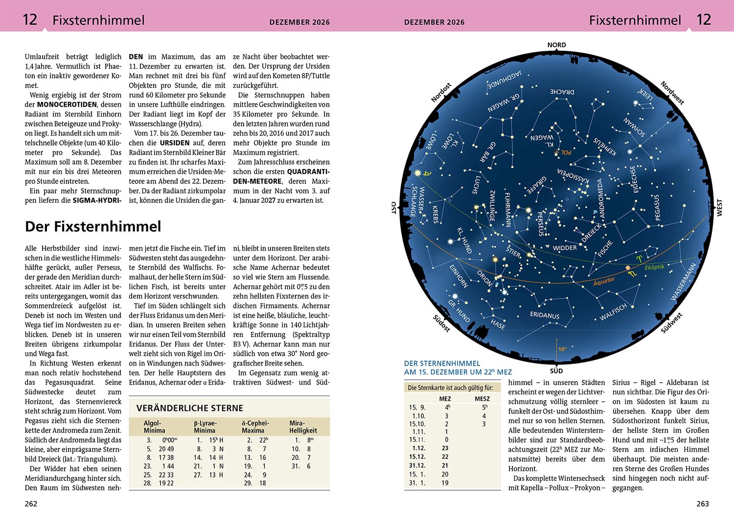 Kosmos Himmelsjahr 2026: Sonne, Mond und Sterne im Jahreslauf -- Das Astronomie-Jahrbuch Nr. 1 mit Astrokalender für unterwegs in der Kosmos-Plus-App
