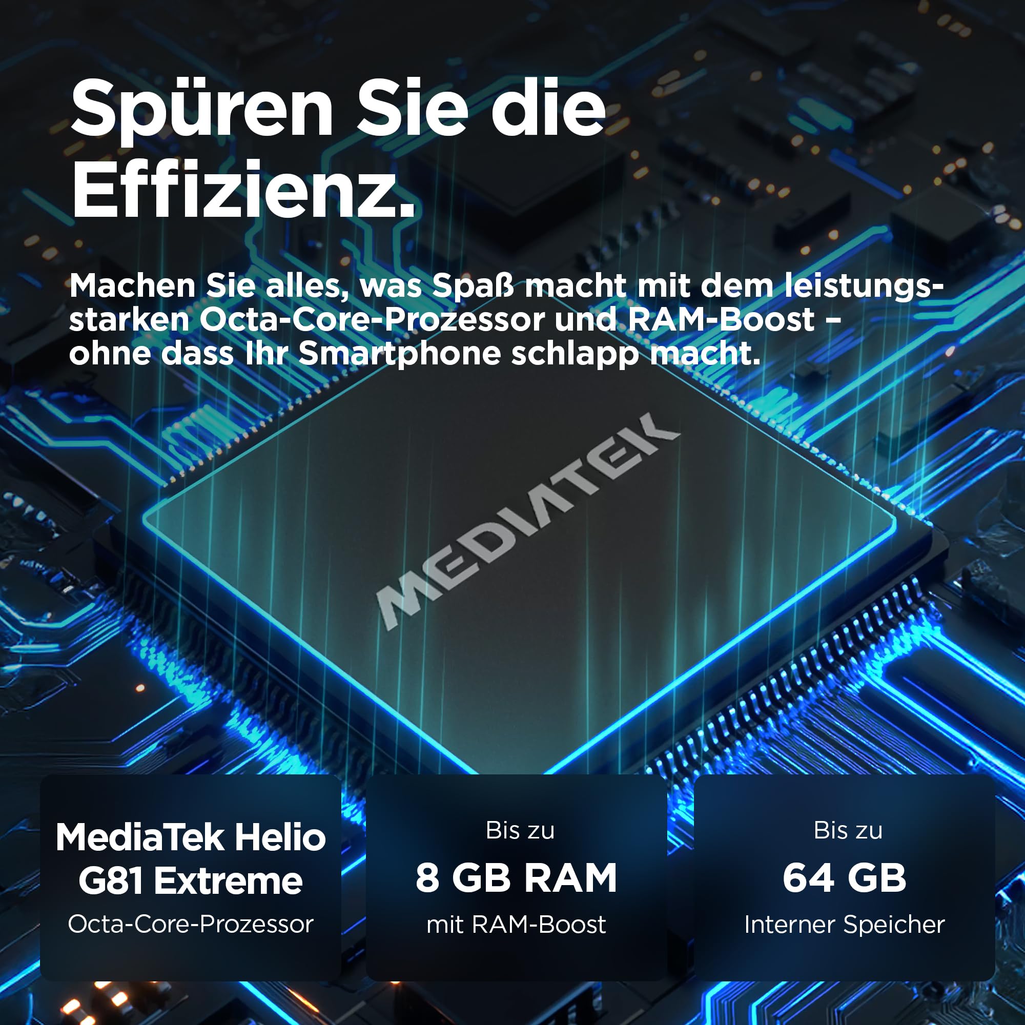 Motorola Moto g05 Smartphone (Kratzfestes 6 4G – Bild 4