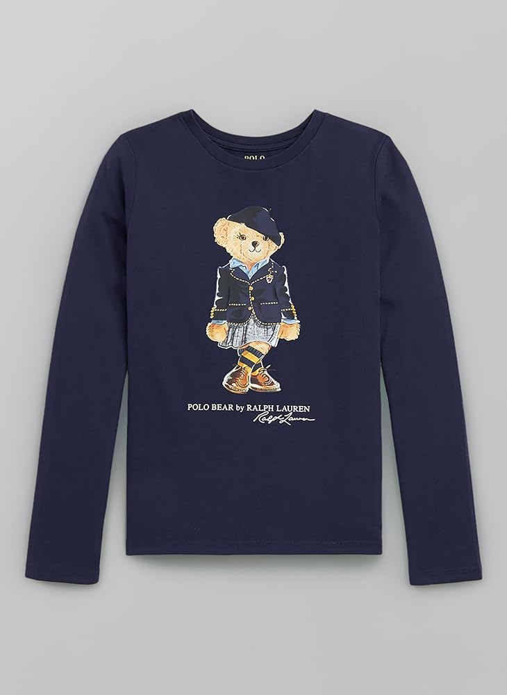 Amazon | ポロ ラルフローレン キッズ ガールズ ポロベア ロングT