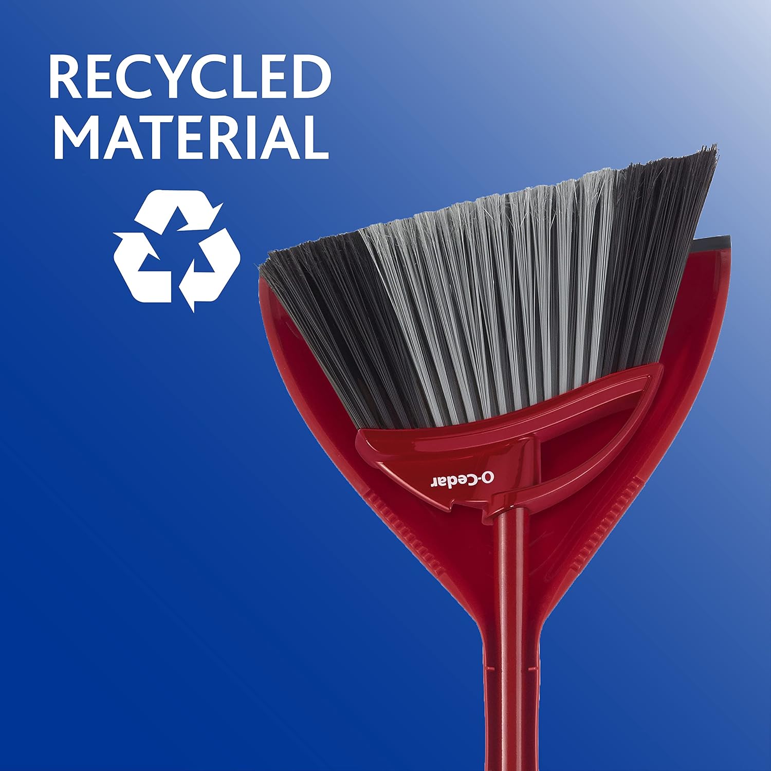O-Cedar PowerCorner Angle Broom with Dustpan