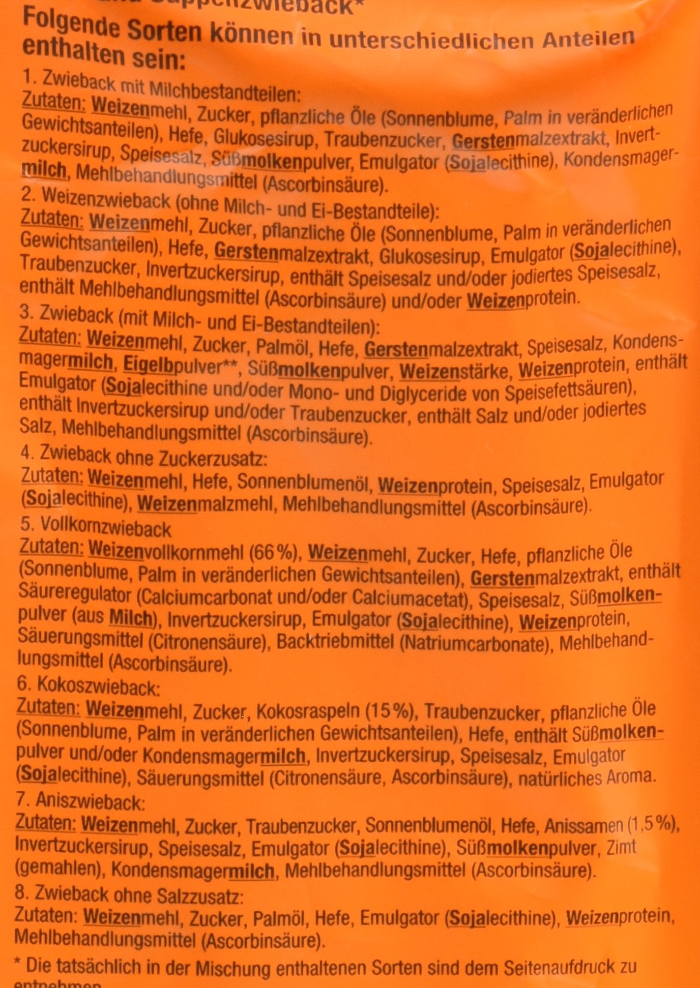 Brandt Stipp- und Suppenzwieback, 12er Pack (12 x 400 g Packung)