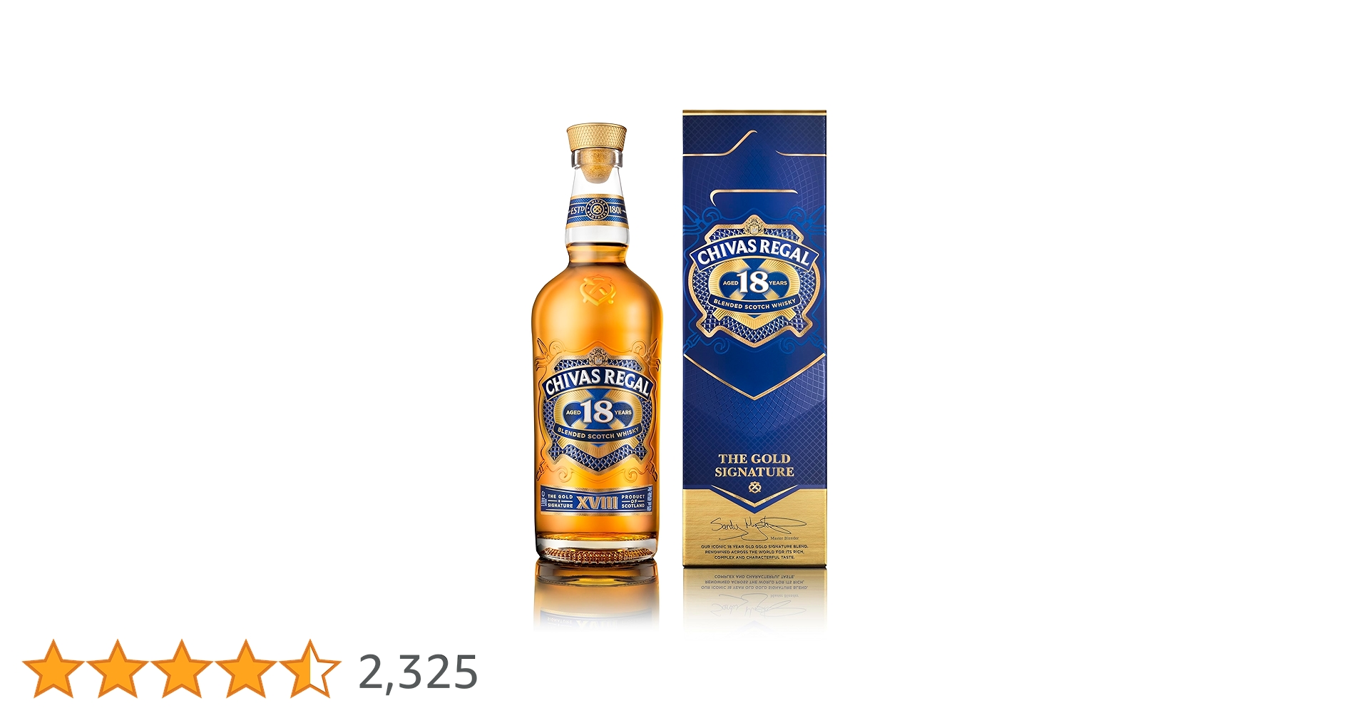 ウイスキー CHIVAS REGAL 18 YEAR OLD 700ml Chivas Regal Gold Signature 18YO Scotch Whisky: Buy Now