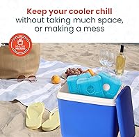 Vista 6 de Healthy Packers Ice Packs for Lunch Boxes & Coolers - Freezer Packs - Original Cool Pack Cooler Accessories for Beach, Camping & Fishing Slim &