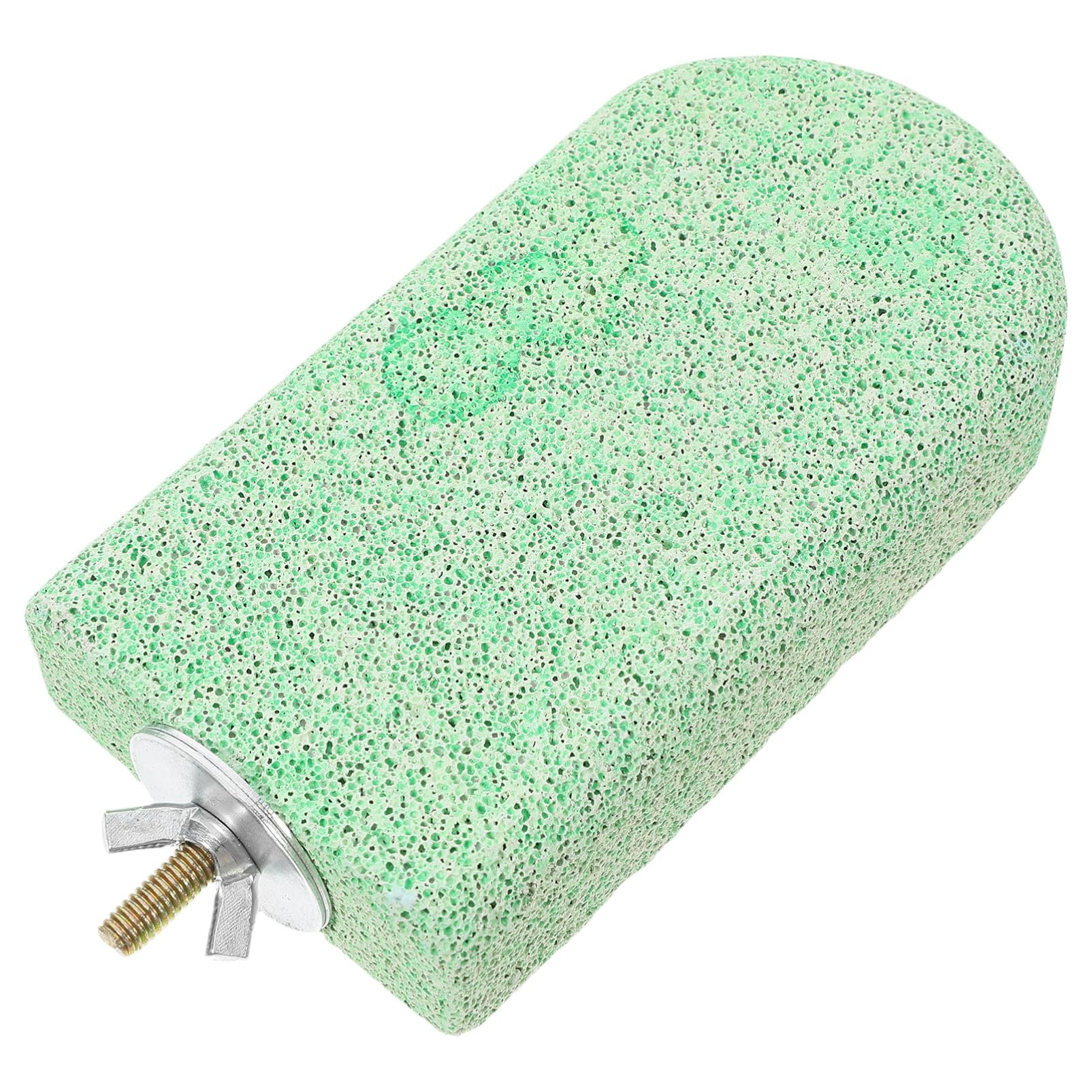 BESTonZON Parrot Molar Stone Toy for Birds U-Shape Perch Grinding Teeth Platform Pet Grinding Stones Bird Chew Toy