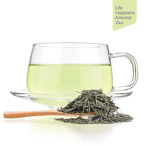 Miniatura 2 de Tealyra - Hecho a mano Premium First Flush - Té verde Gyokuro - Cultivado en Yame Japón - Té de hojas sueltas - Cafeína Media - 3.53 oz (3.5 onzas)