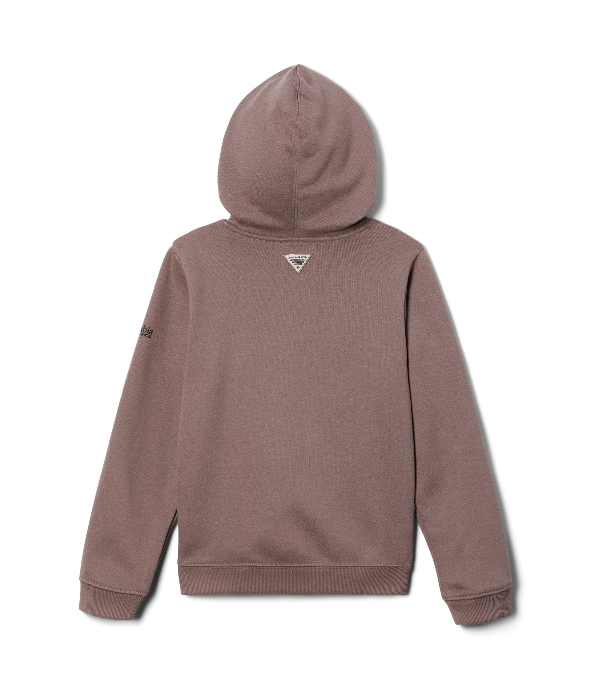 Columbia Sudadera con capucha PHG Hunt Flag para niños y jóvenes, Hierro/negro, XX-Small