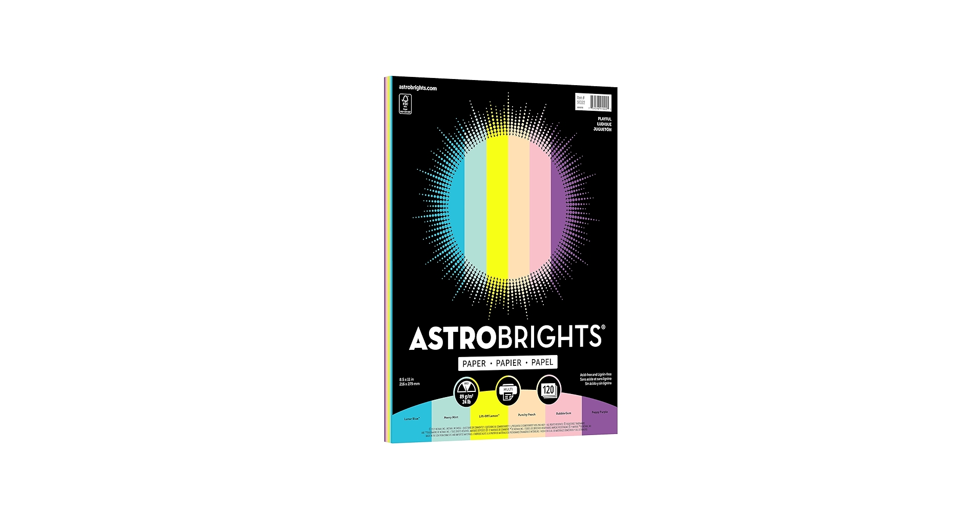 彩色の宝球　日語　foil  4枚 Amazon.com : Astrobrights Colored Paper, 8.5