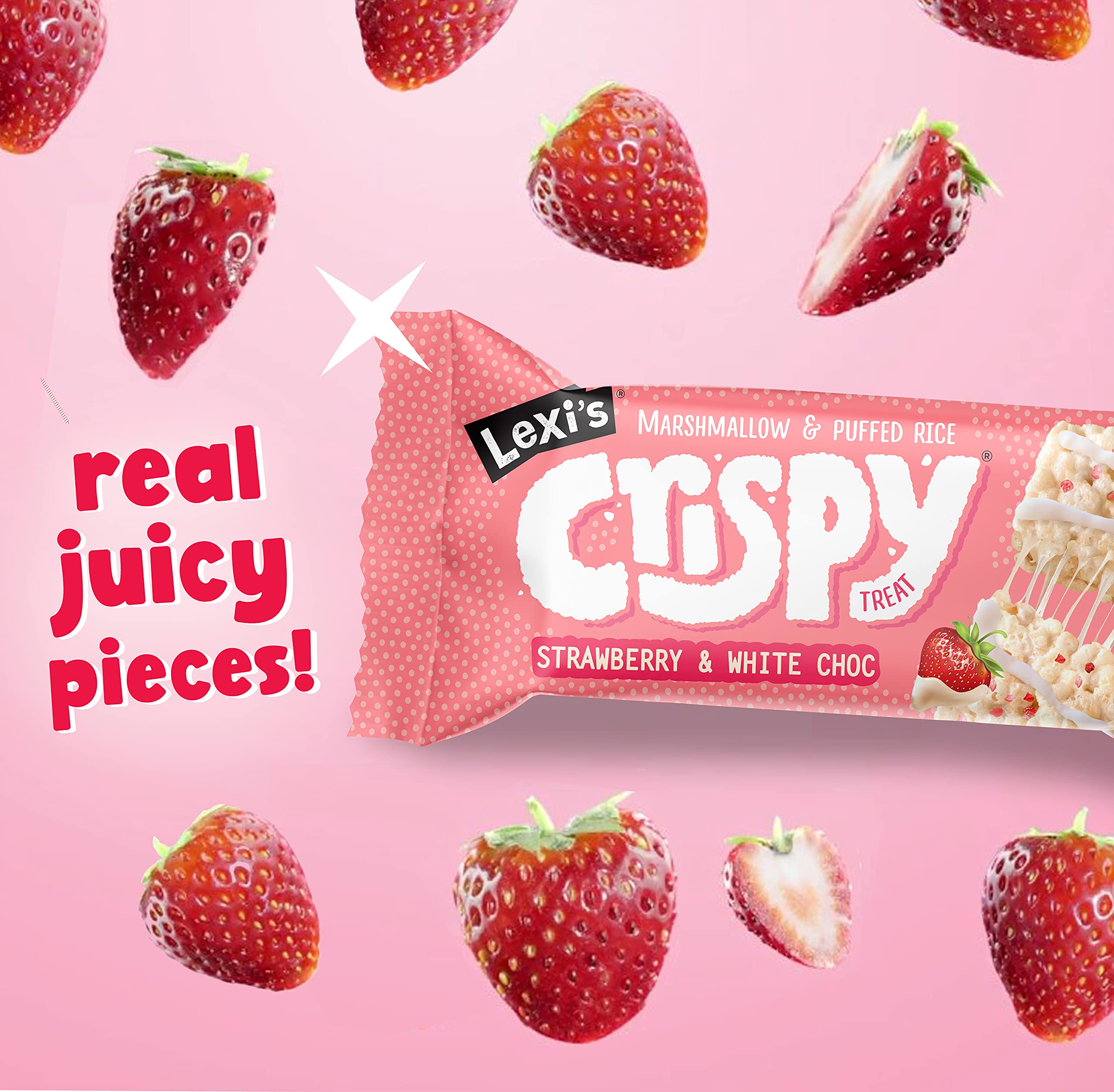 Lexi’s® 99 Calorie Marshmallow Crispy Treat Bars Less than 100