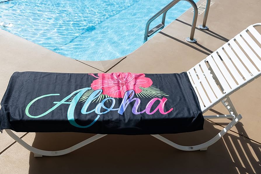 その他 ALOHA MODERN  beach blanket ALOHA 'AINA - XL BEACH BLANKET by Nick Kuchar – Surfer Towel