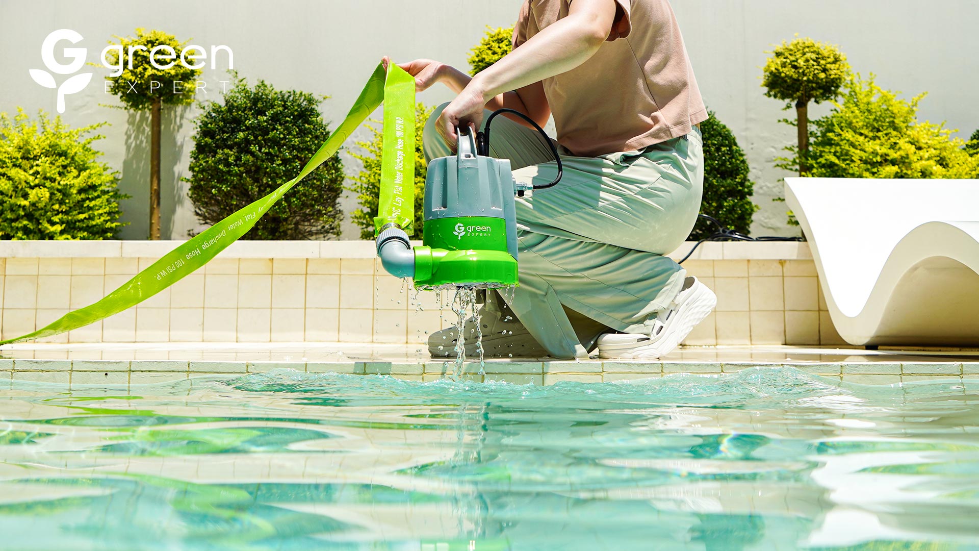 Green Expert 1/3HP Submersible Sump Pump with Unique Flow Sensor Green Expert 1/3HP Submersible Sump Pump with Unique Flow Sensor