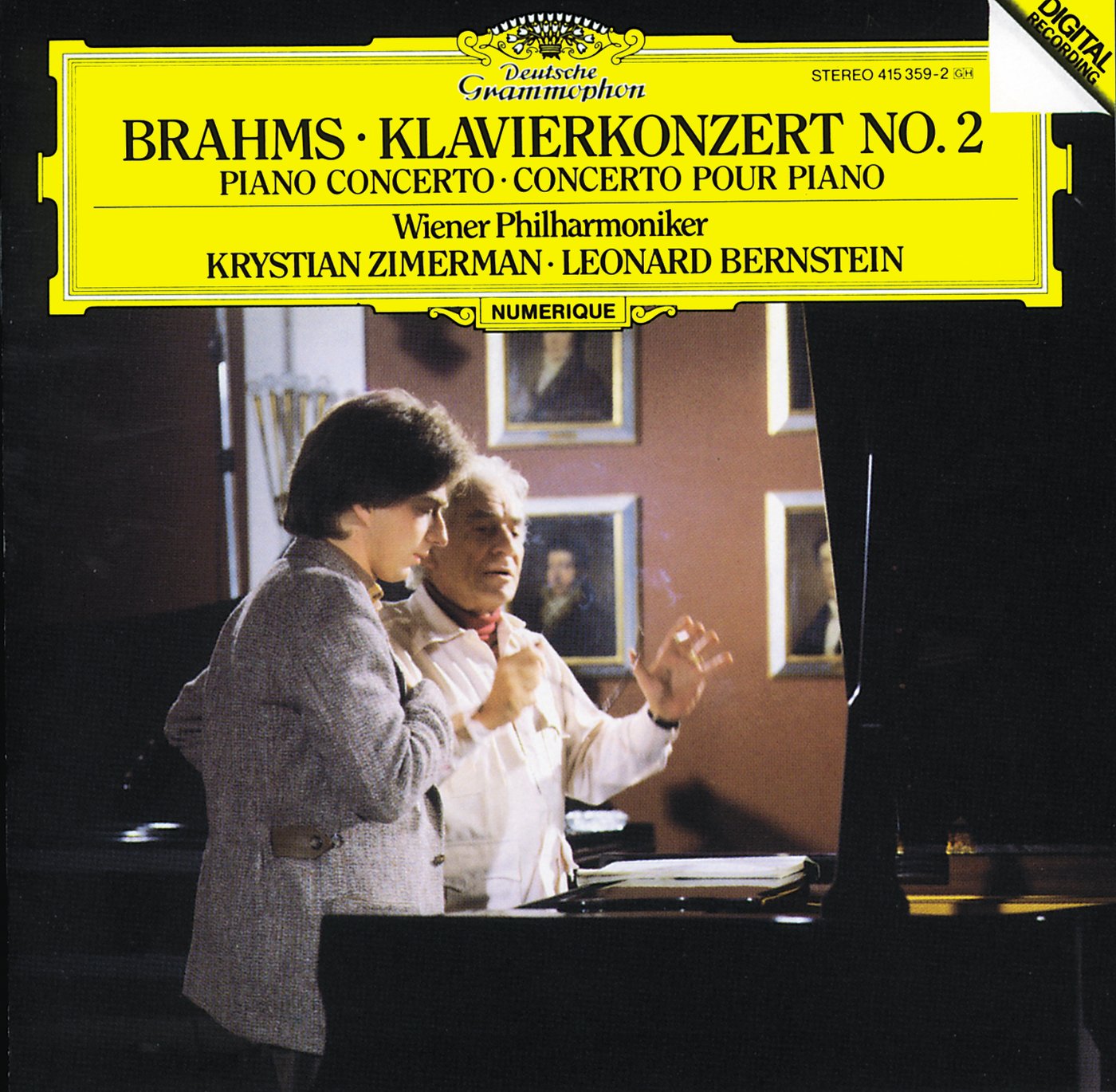 Krystian Zimerman, Wiener Philharmoniker, Leonard Bernstein & Johannes Brahms