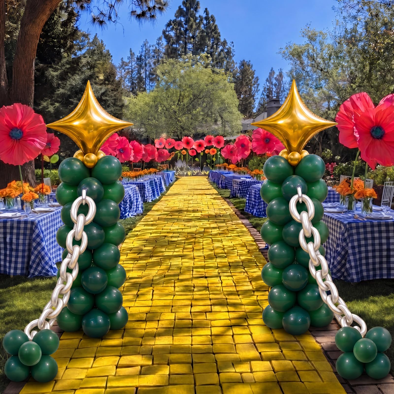 Soulchen Decoración de fiesta de cumpleaños de princesa, kit de columna de globos de castillo de cartón rosa incluye 310 globos, 2 juegos de techo y bandera a granel para decoración de baby shower