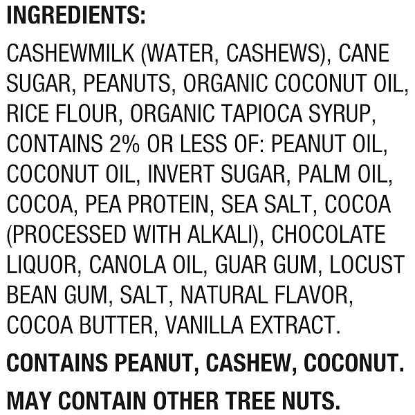 So Delicious Peanut Butter Brownie Cashewmilk Frozen Dessert, 1 PT 3