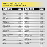 Vista 4 de Scosche Arnés de instalación de radio CR01BCB con conectores compatibles con vehículos seleccionados Chrysler, Dodge, Jeep y Plymouth 1974-2003