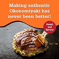 Vista 6 de Otafuku Salsa Okonomi, cobertura japonesa vegana para panqueques Okonomiyaki (10.6 onzas)