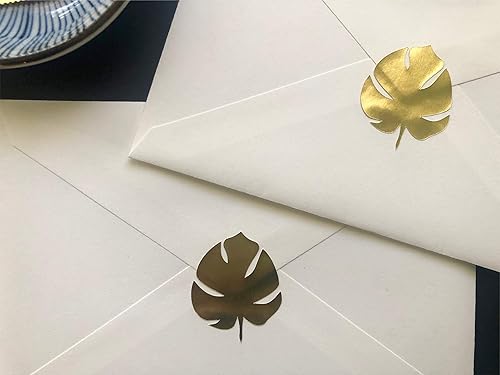 Miniatura 4 de 30 Gold Foil Monstera Stickers, Monstera Leaves, Plant Leaf Stickers, Tropical Stickers, Gold Labels For Envelopes