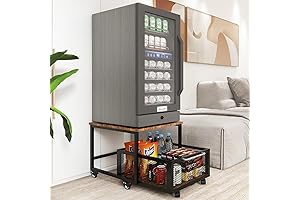 PUNCIA Compact Fridge Cart: Maximize Storage for Your Kitchen Appliance